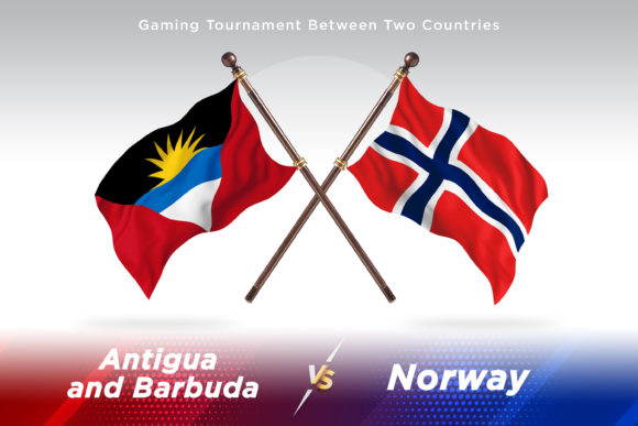 Antigua Versus Norway Two Flags: A Font with Character