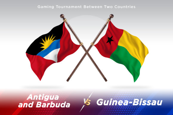Antigua vs. Guinea-Bissau Flags
