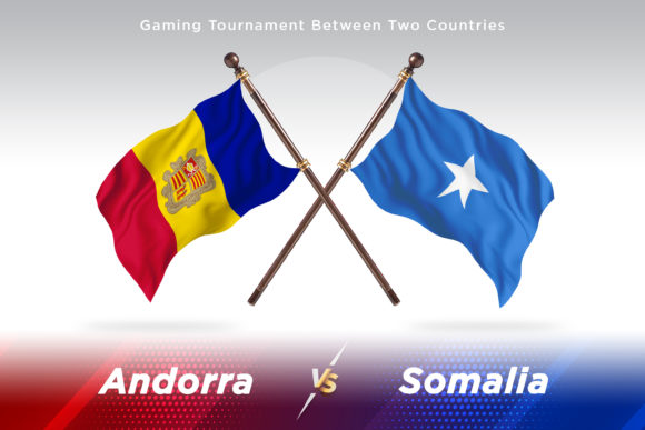 Comparing Andorra and Somalia Flags