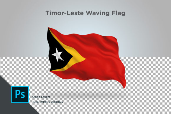 Timor-Leste Waving Flag: A Symbol in Motion